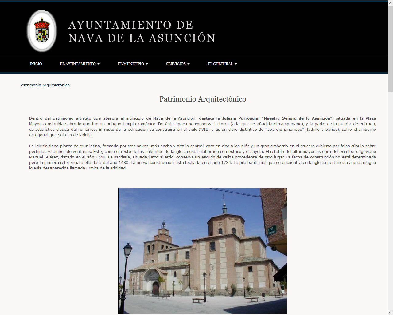 Proyectos - Ayuntamiento de Nava de la Asunción