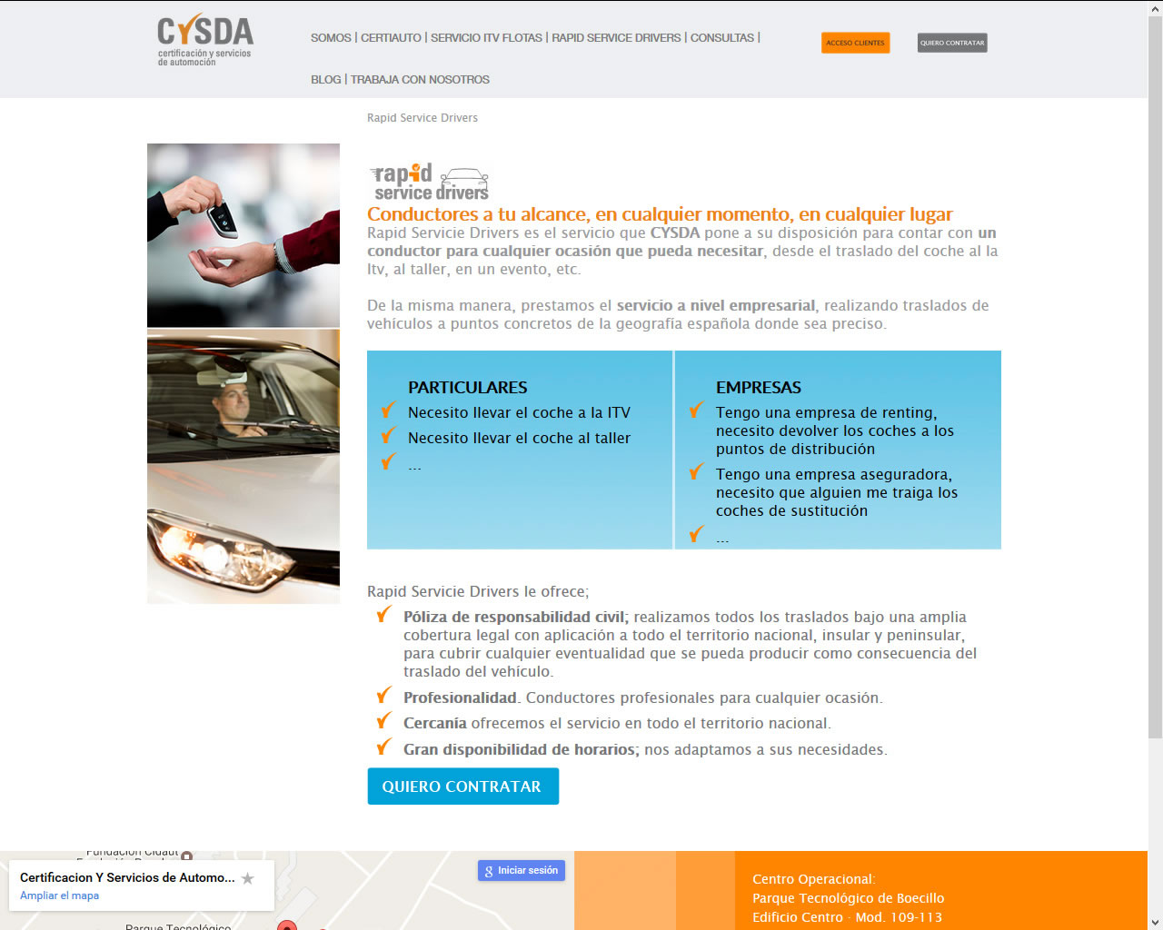 Proyectos - CYSDA - Certificados y Servicios de Automoción