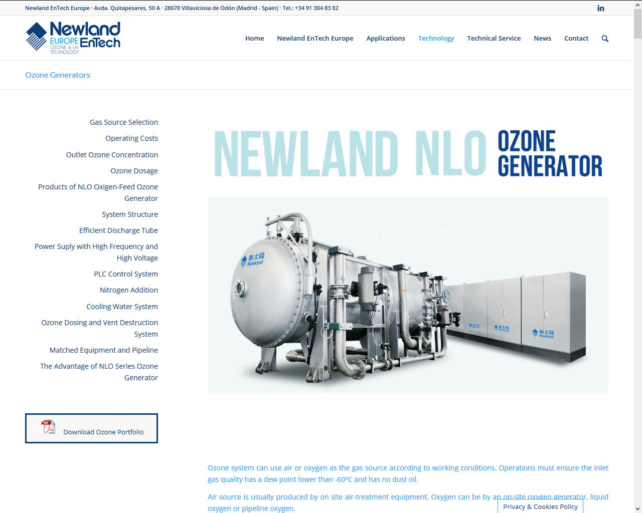 Proyectos - Newland EnTech Europe